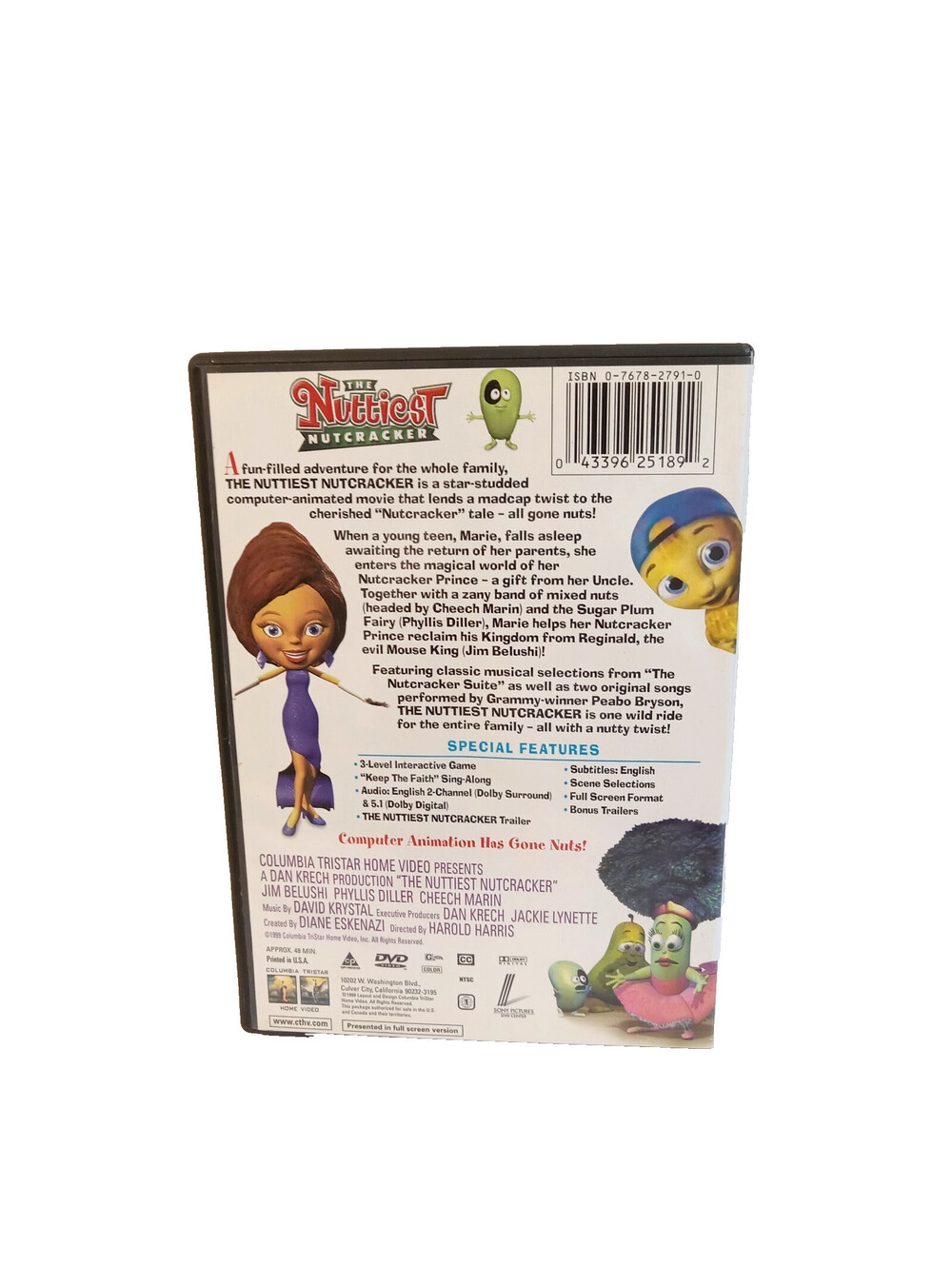 DVD Video The Nuttiest Nutcracker Including 3 Level Interactive Games English - Picture 2 of 7
